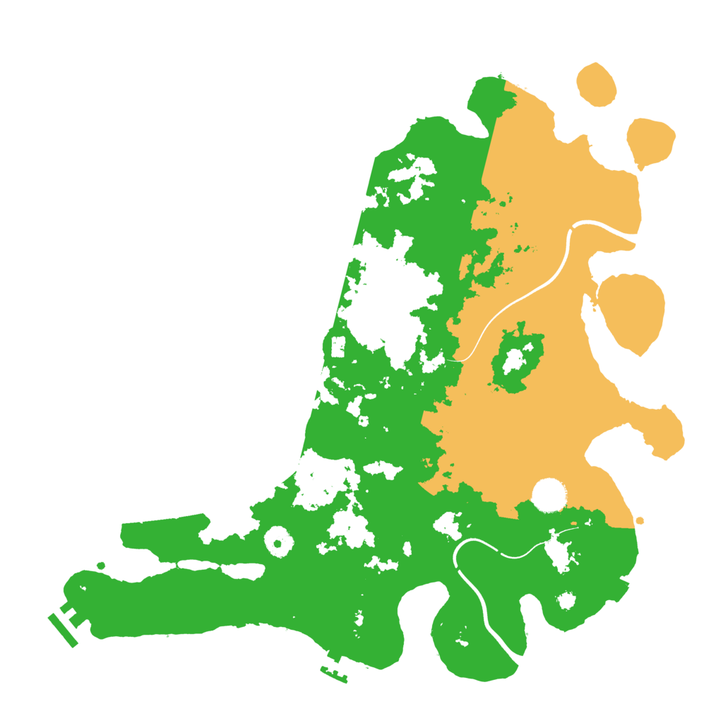 Biome Rust Map: Procedural Map, Size: 3700, Seed: 1664892640