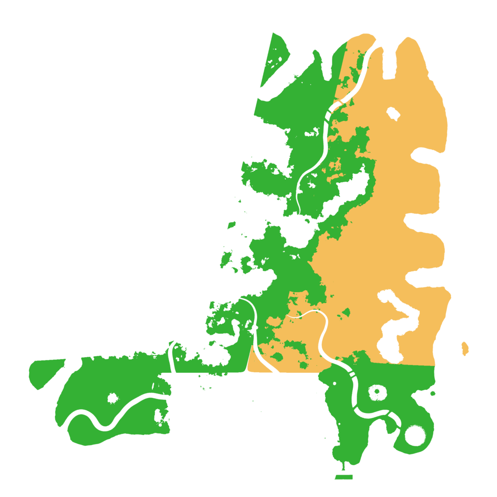 Biome Rust Map: Procedural Map, Size: 4250, Seed: 727267