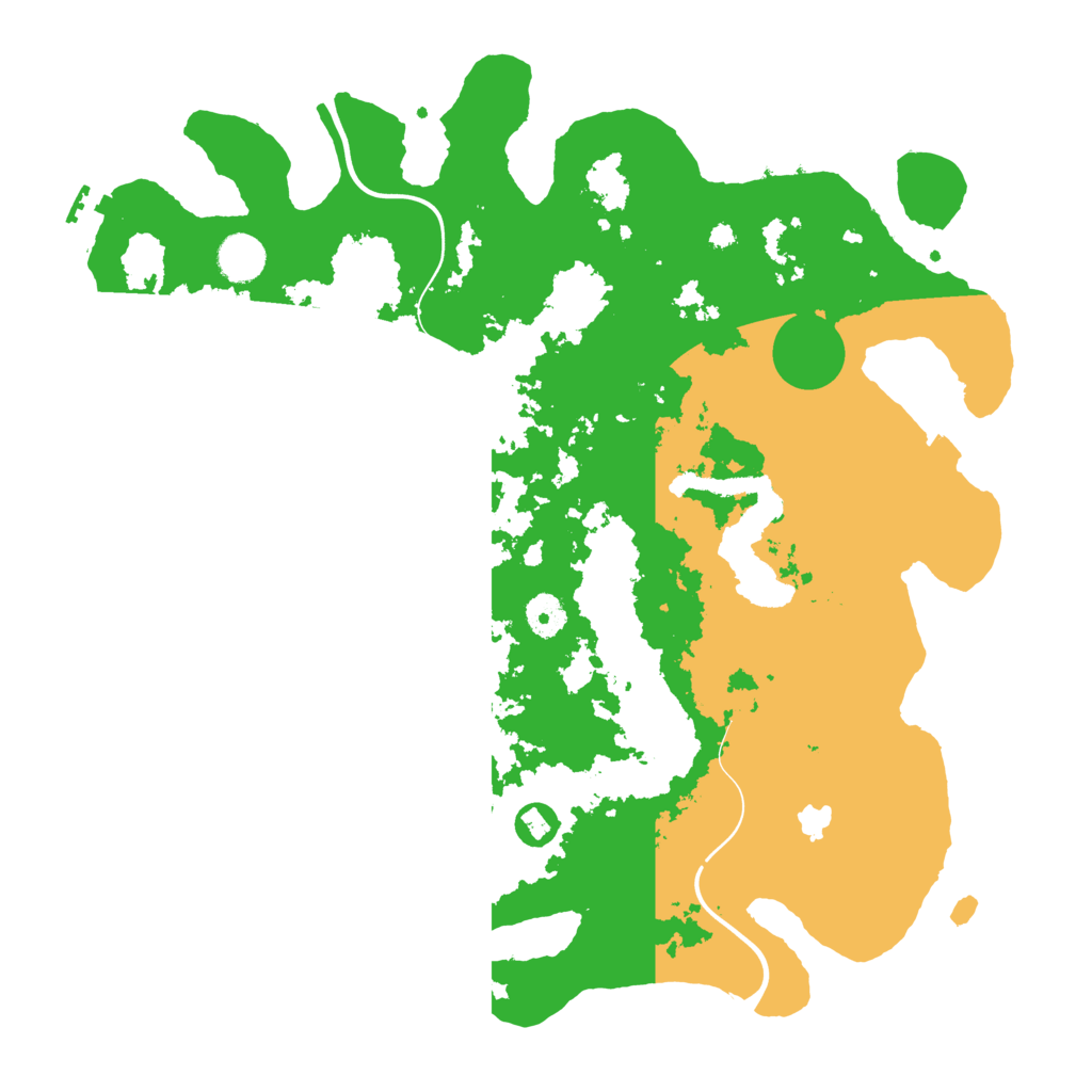 Biome Rust Map: Procedural Map, Size: 4000, Seed: 593649