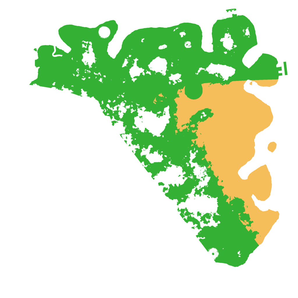 Biome Rust Map: Procedural Map, Size: 4500, Seed: 433665