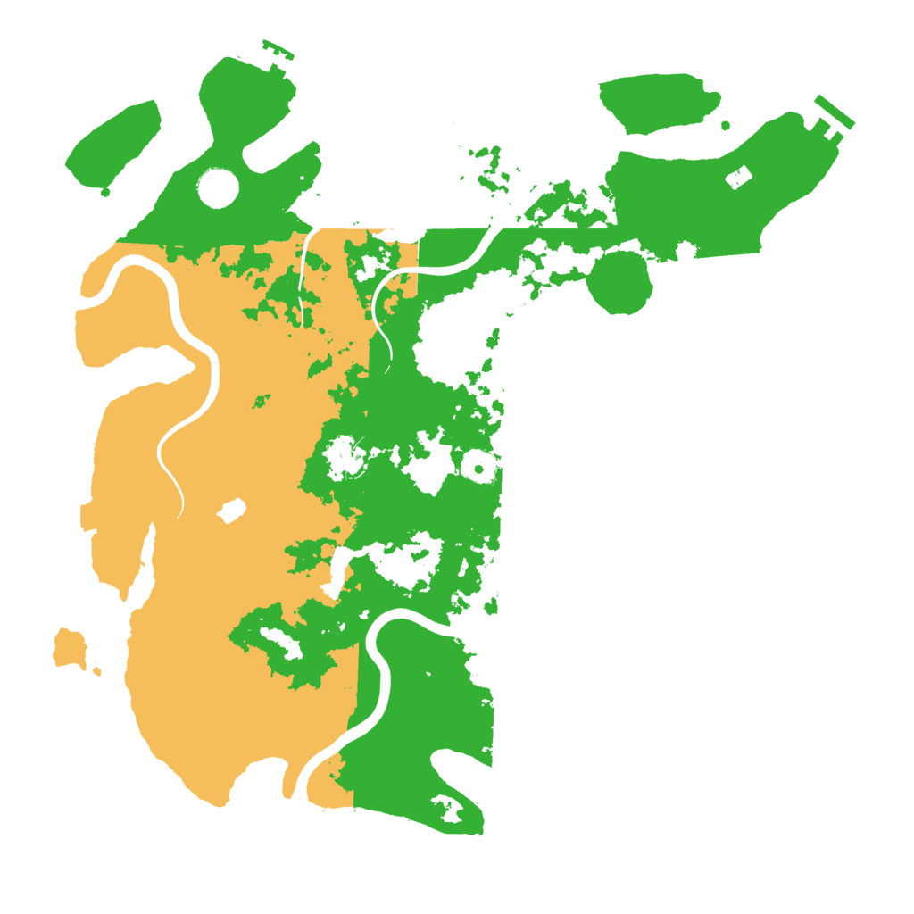 Biome Rust Map: Procedural Map, Size: 4000, Seed: 178590