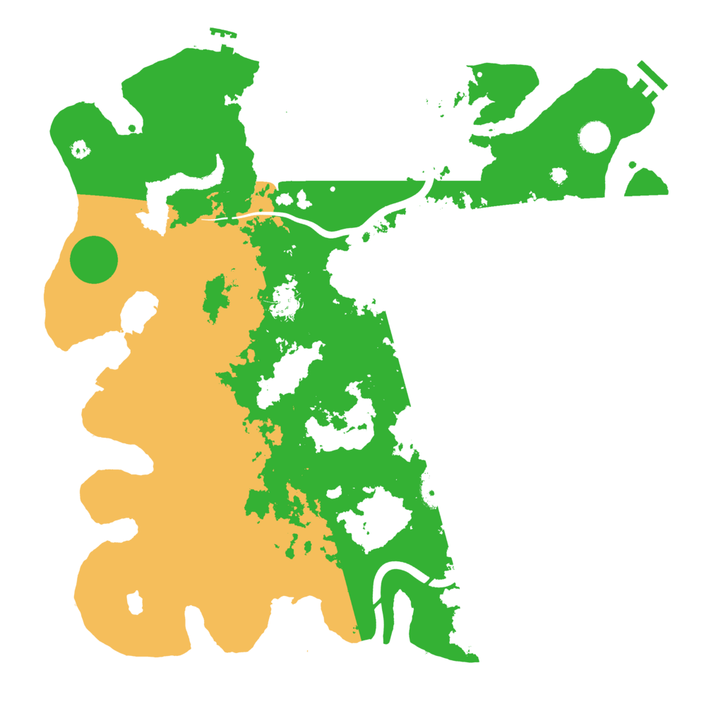 Biome Rust Map: Procedural Map, Size: 4000, Seed: 1271989177