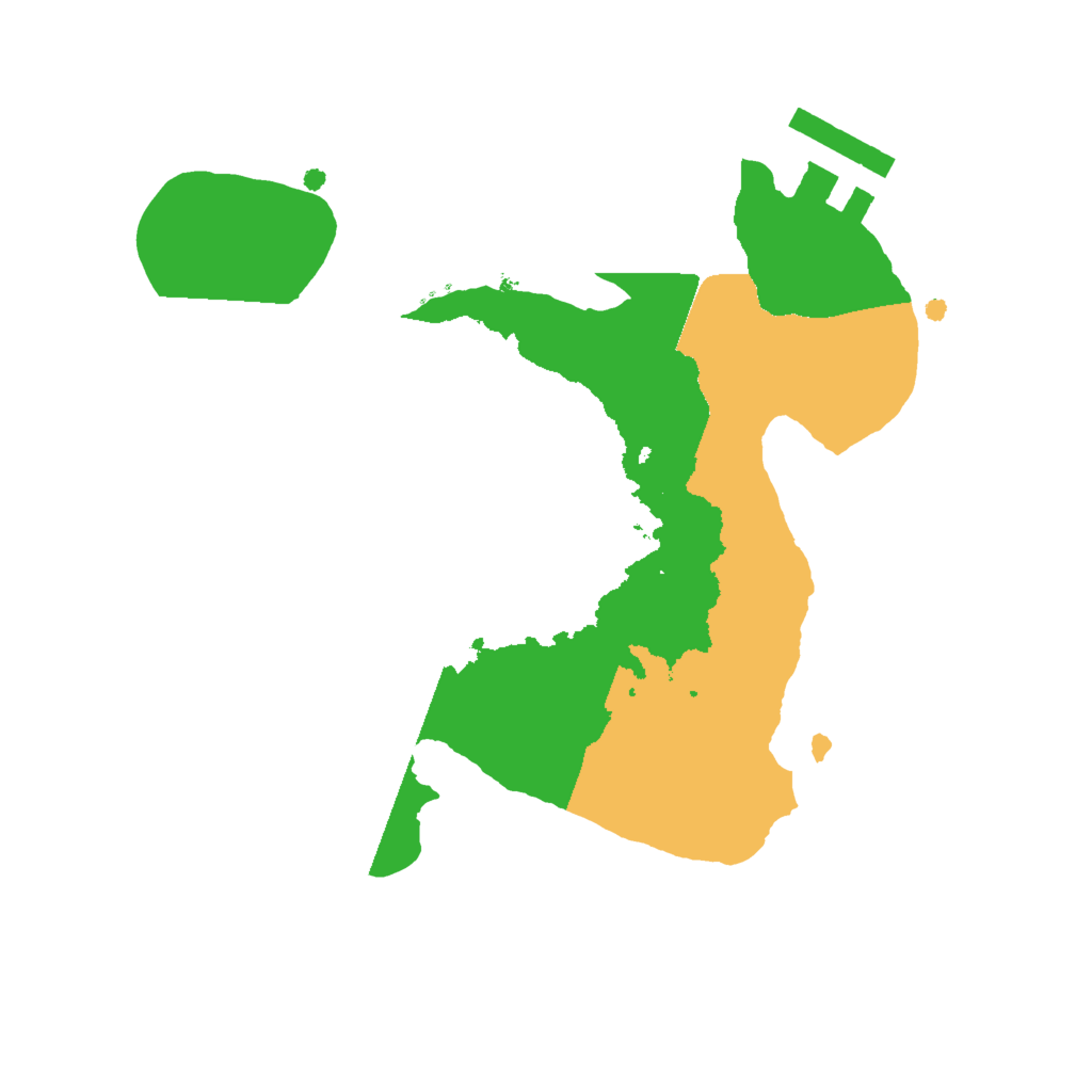 Biome Rust Map: Procedural Map, Size: 2000, Seed: 11223344