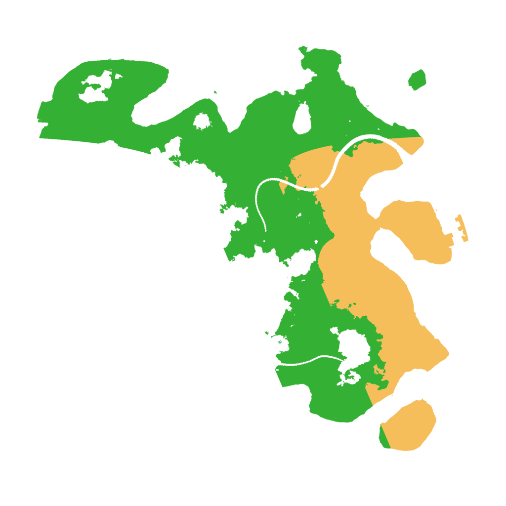 Biome Rust Map: Procedural Map, Size: 2800, Seed: 15648574