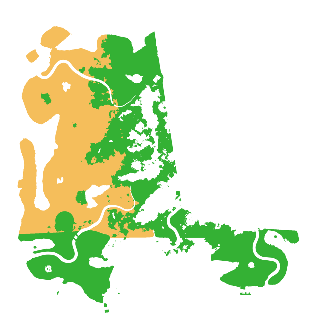 Biome Rust Map: Procedural Map, Size: 4500, Seed: 852738422
