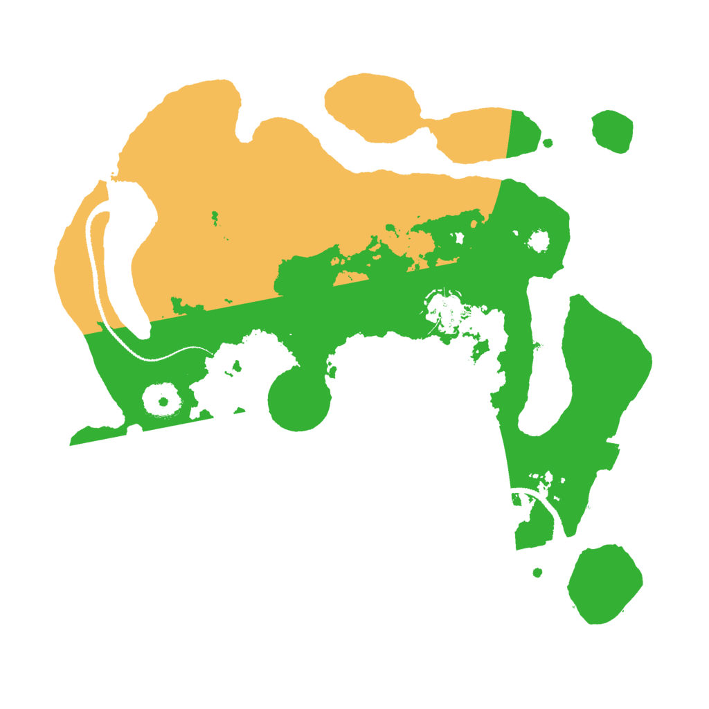 Biome Rust Map: Procedural Map, Size: 3000, Seed: 590729428