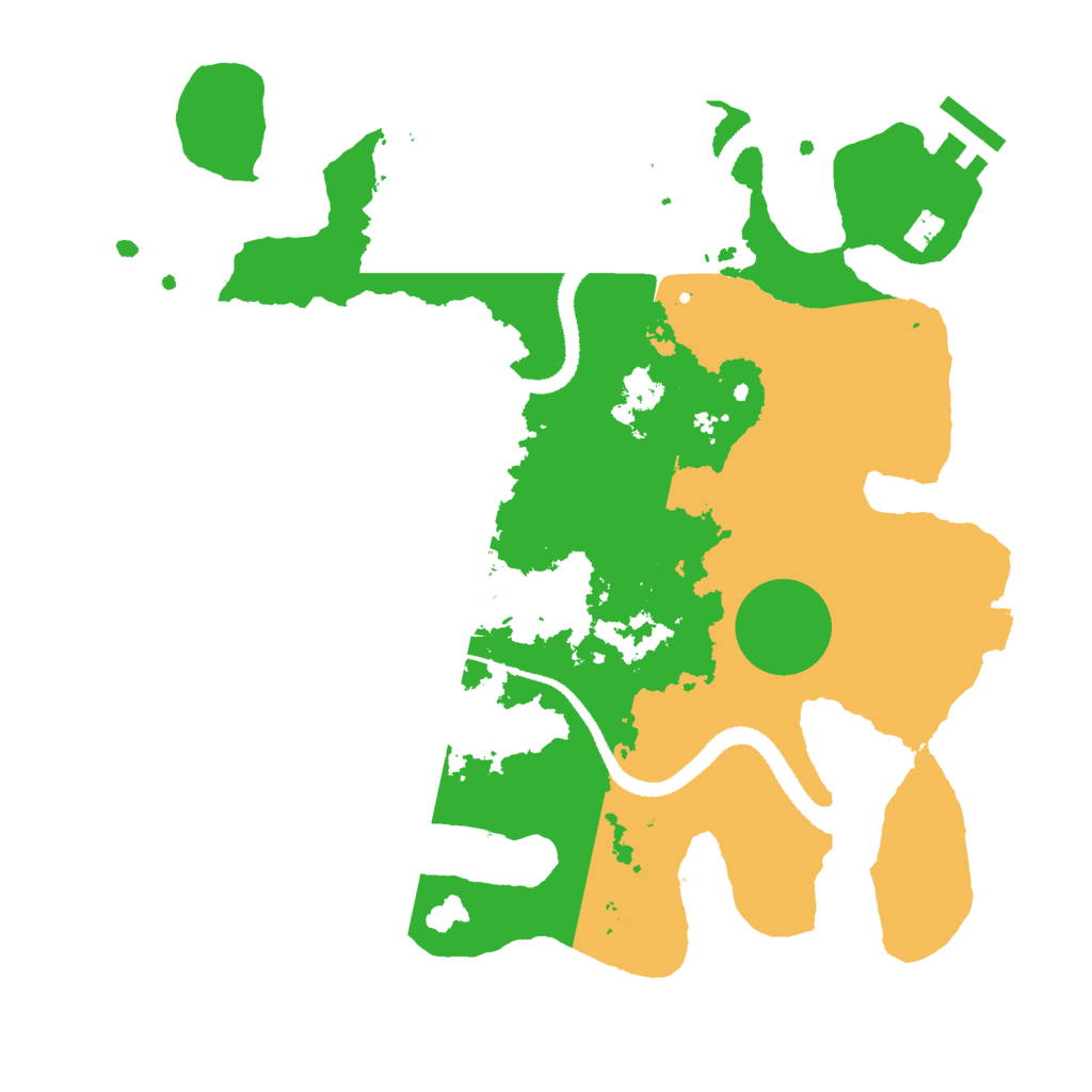 Biome Rust Map: Procedural Map, Size: 3000, Seed: 805025423