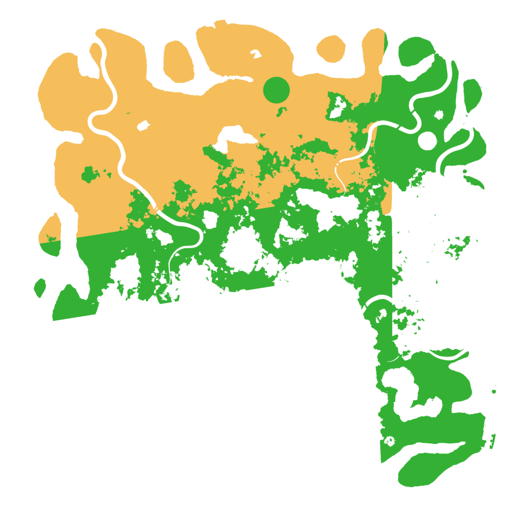Biome Rust Map: Procedural Map, Size: 5200, Seed: 774867