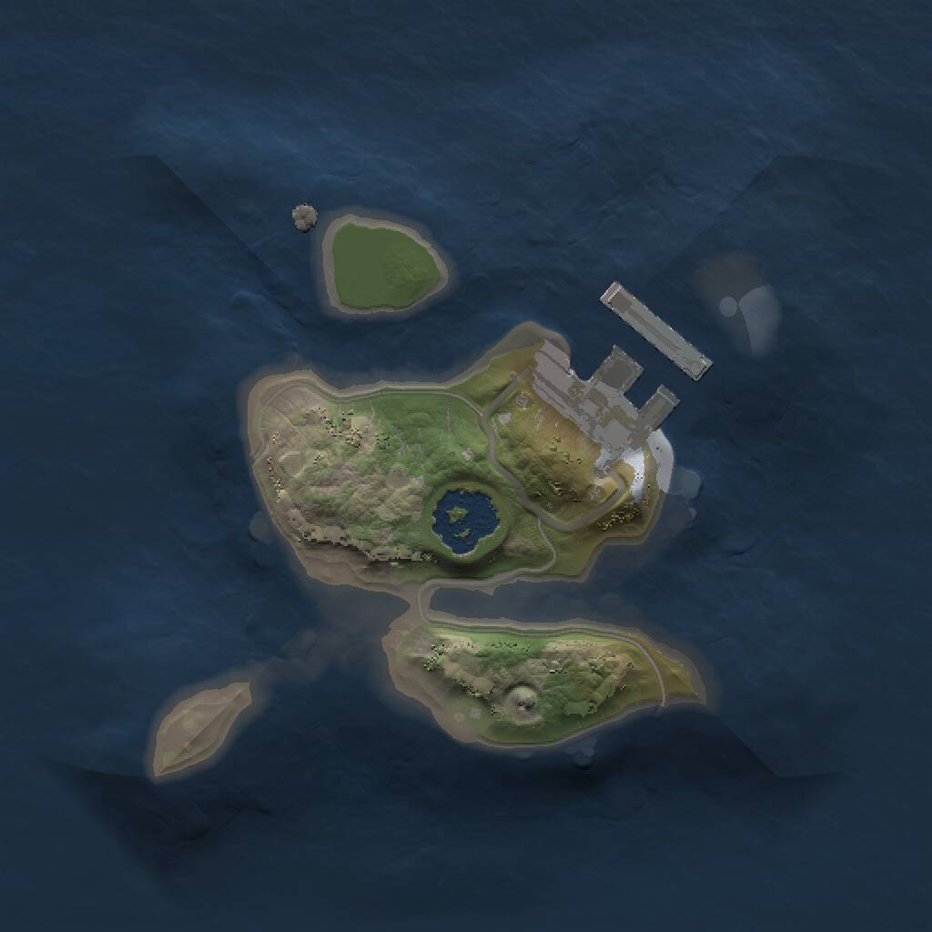 Rust Map: Procedural Map, Size: 1475, Seed: 189714, 2 Monuments