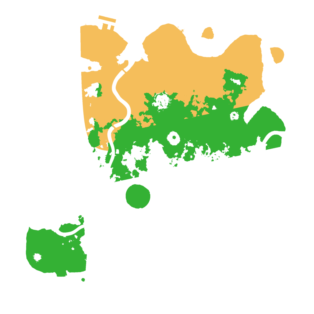 Biome Rust Map: Procedural Map, Size: 3600, Seed: 1014092993