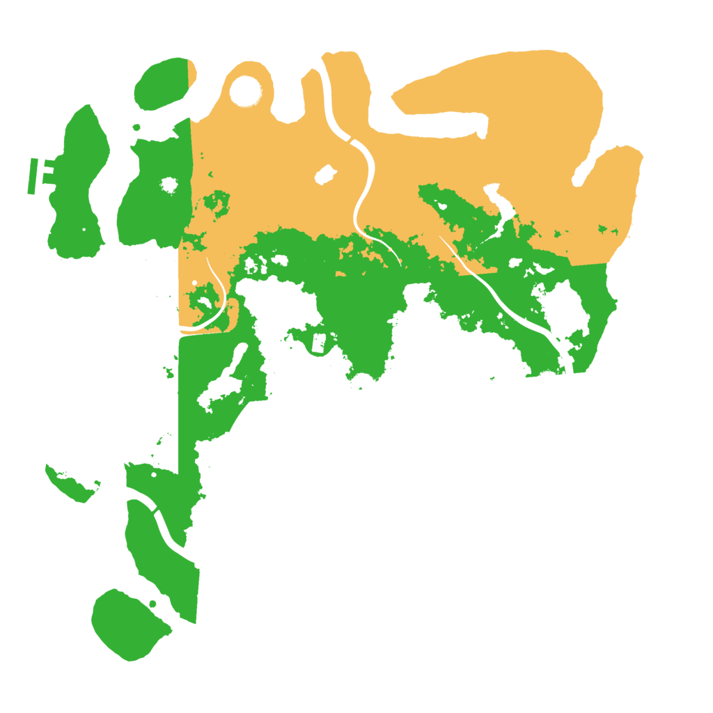 Biome Rust Map: Procedural Map, Size: 4000, Seed: 174732