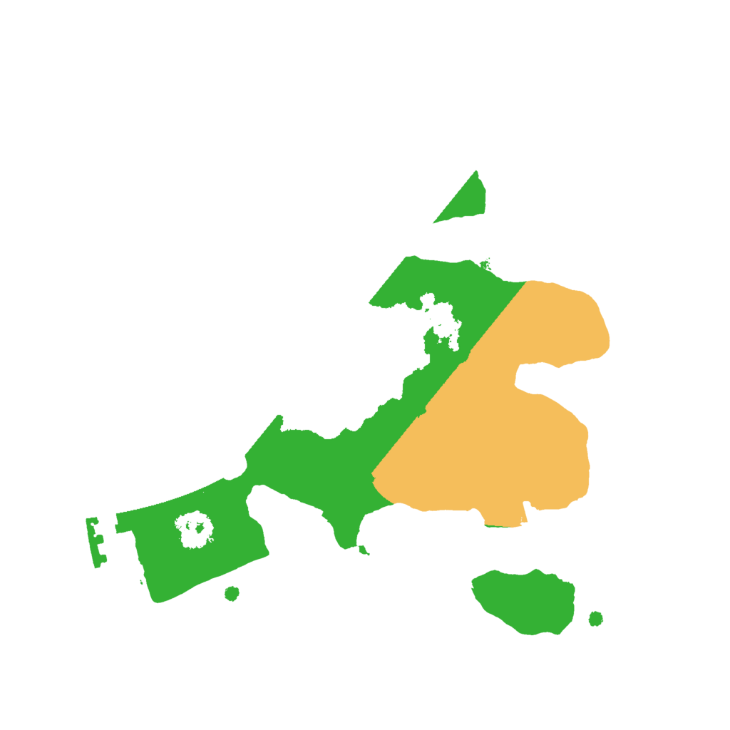 Biome Rust Map: Procedural Map, Size: 2000, Seed: 4151