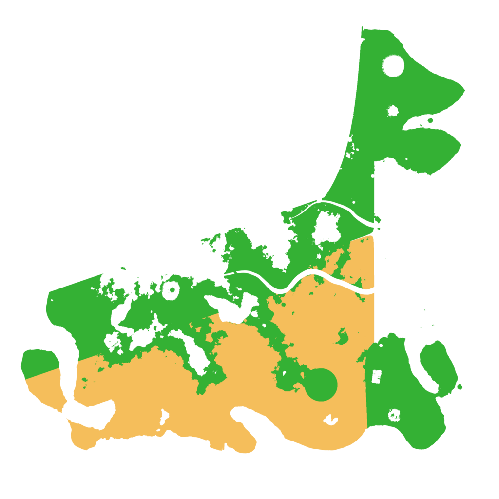 Biome Rust Map: Procedural Map, Size: 4000, Seed: 998677