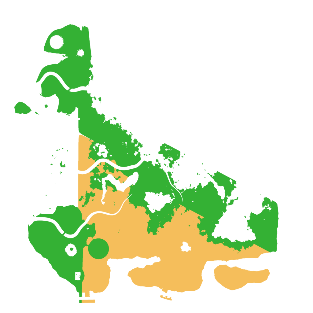Biome Rust Map: Procedural Map, Size: 4000, Seed: 628459