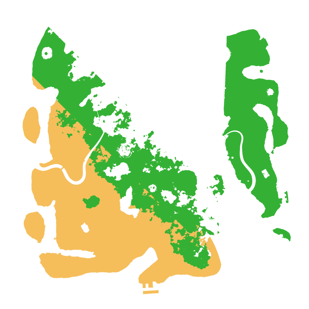 Biome Rust Map: Procedural Map, Size: 4000, Seed: 608248