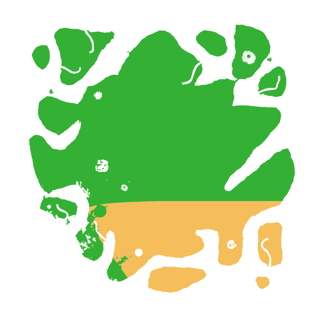 Biome Rust Map: Procedural Map, Size: 3600, Seed: 444963