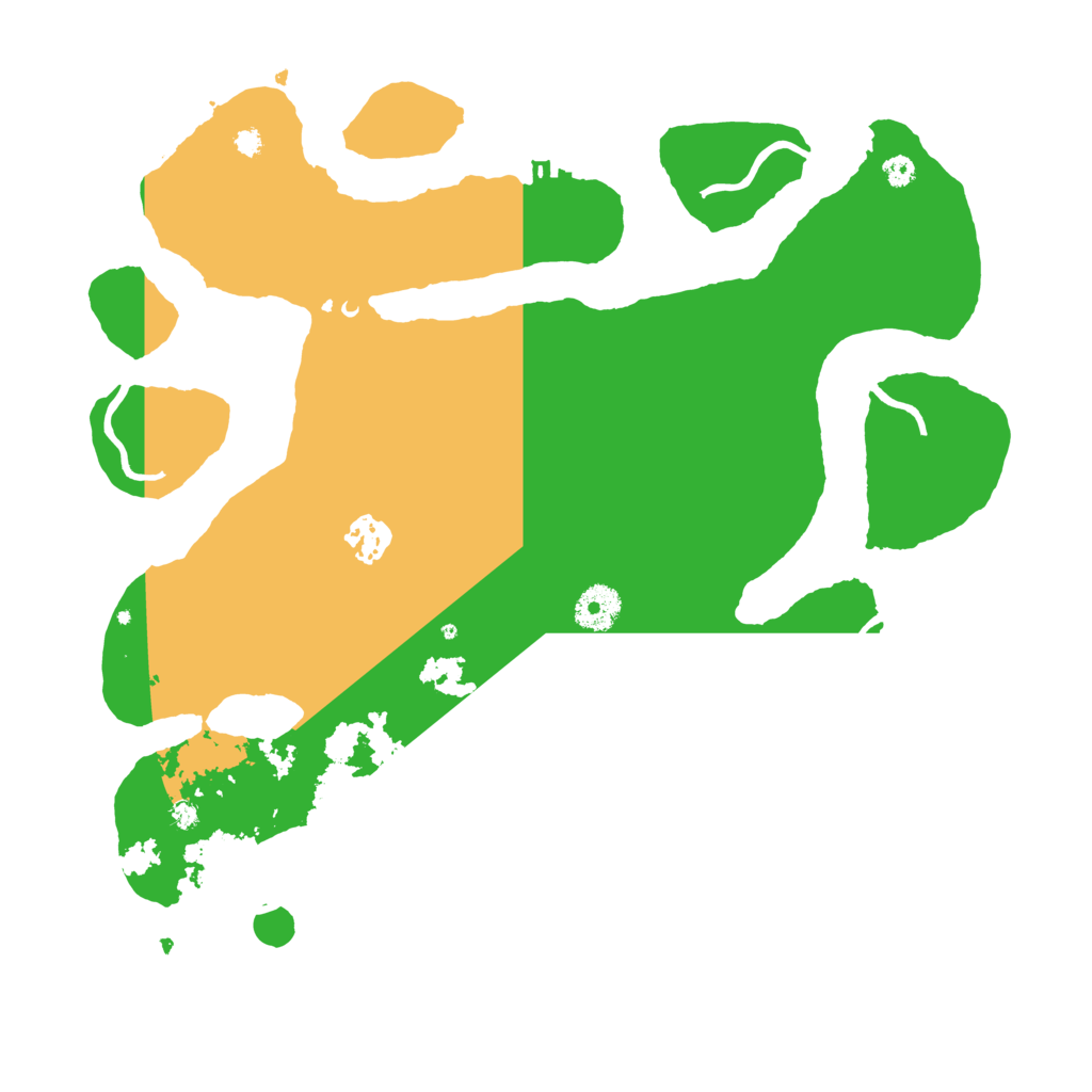 Biome Rust Map: Procedural Map, Size: 3600, Seed: 228386