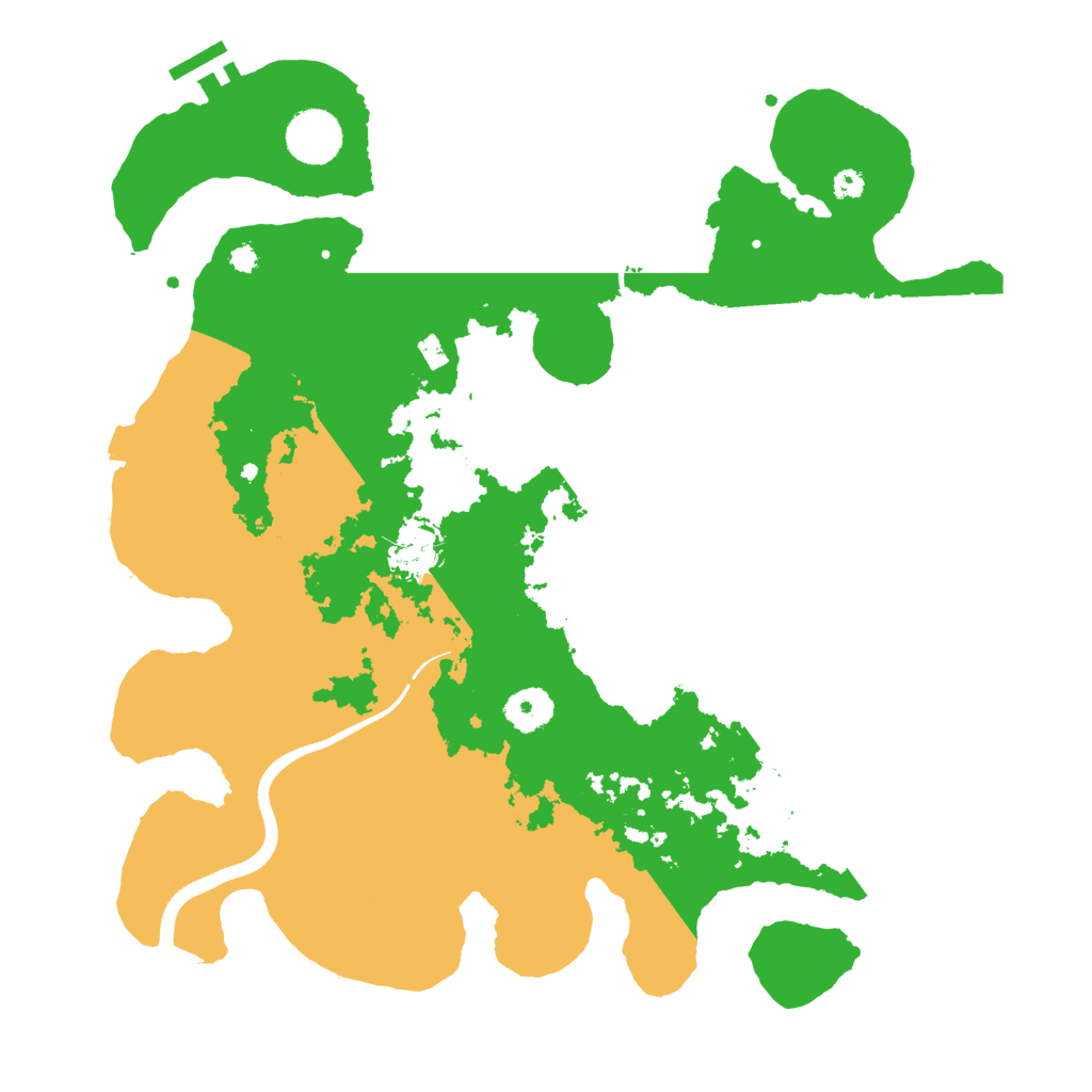 Biome Rust Map: Procedural Map, Size: 3600, Seed: 949039