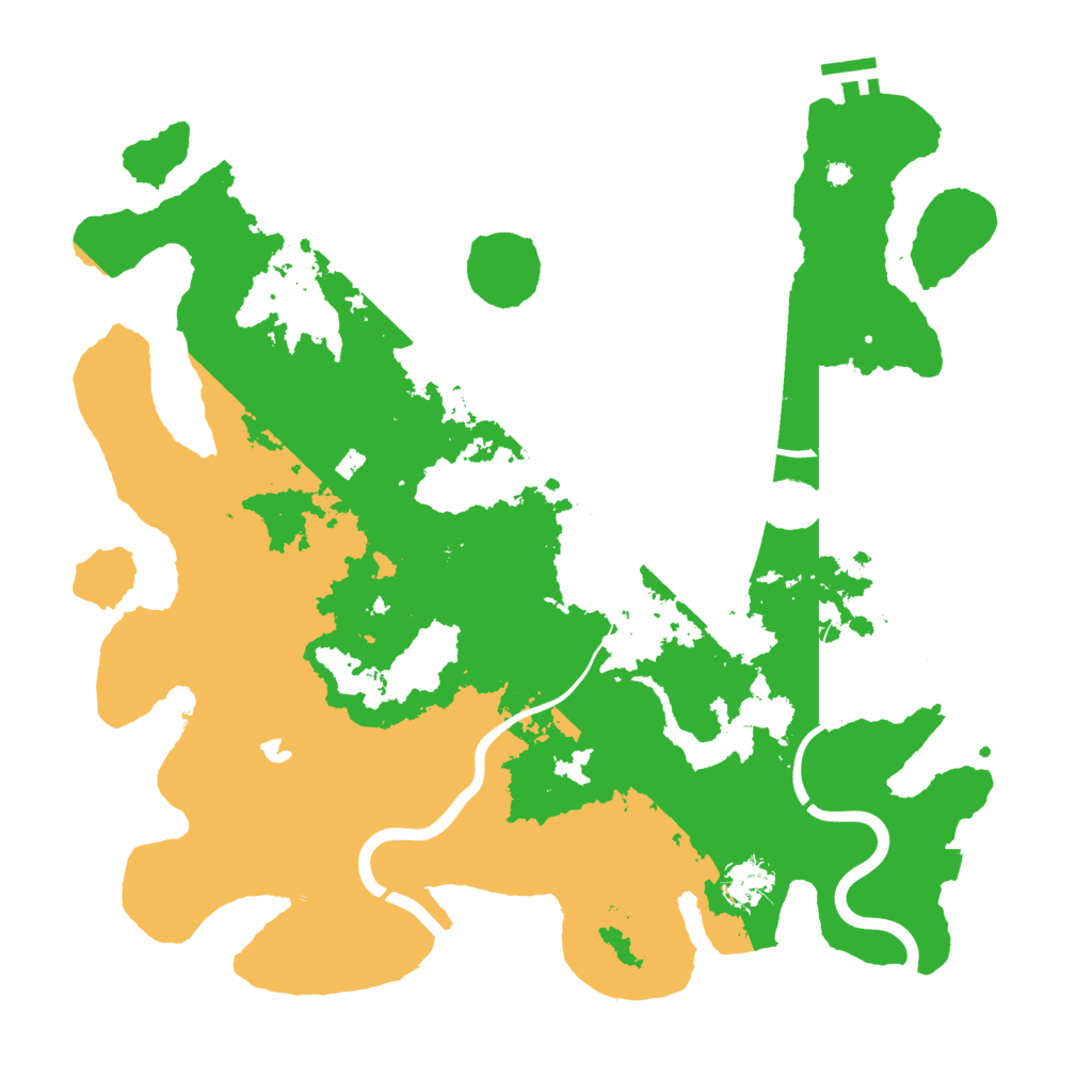 Biome Rust Map: Procedural Map, Size: 4000, Seed: 338896