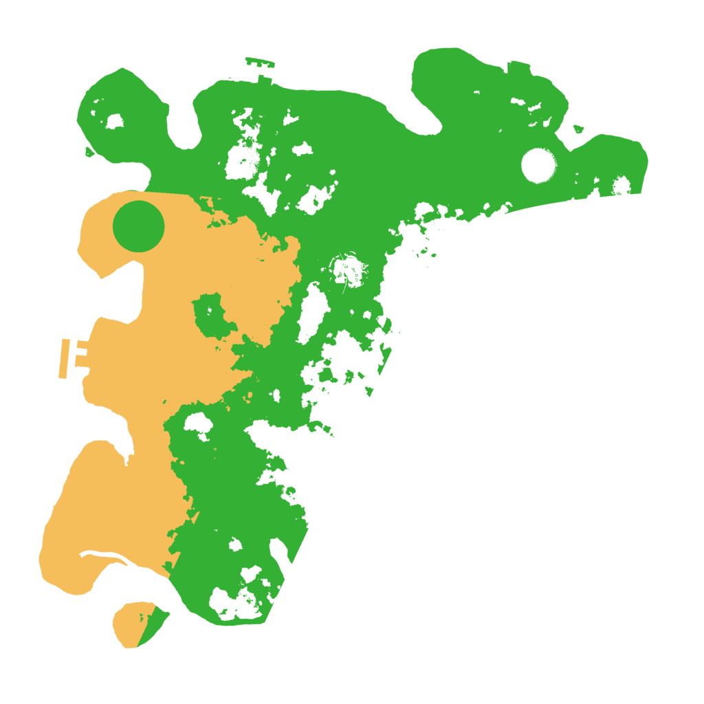 Biome Rust Map: Procedural Map, Size: 3600, Seed: 928532