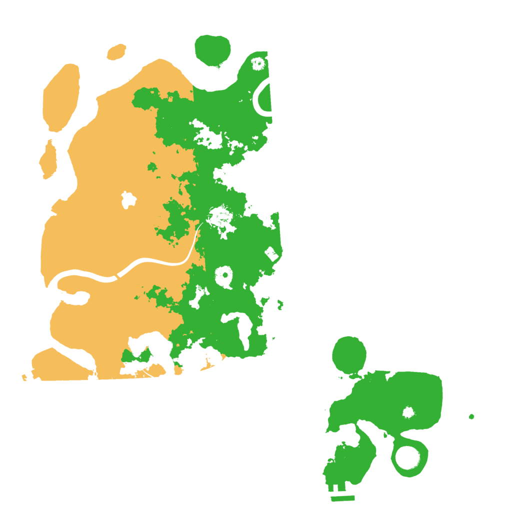 Biome Rust Map: Procedural Map, Size: 4000, Seed: 523425
