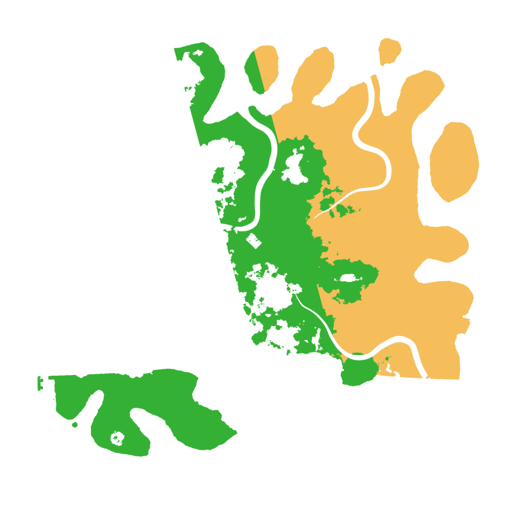 Biome Rust Map: Procedural Map, Size: 3750, Seed: 342749472