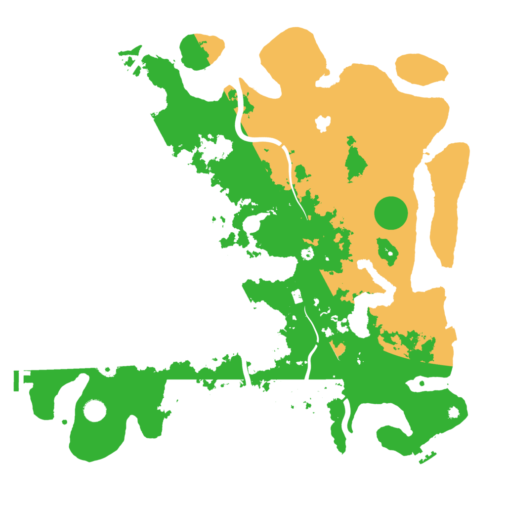 Biome Rust Map: Procedural Map, Size: 4000, Seed: 246460906
