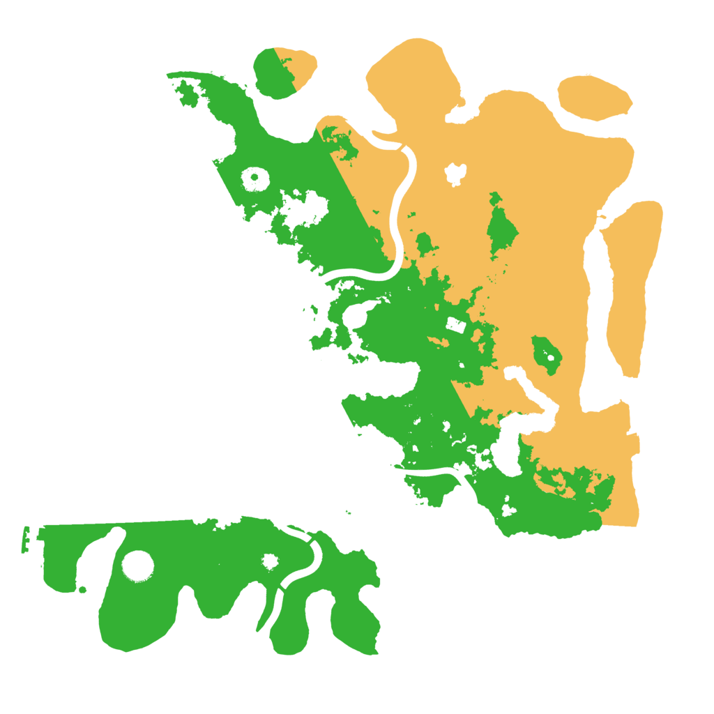 Biome Rust Map: Procedural Map, Size: 4000, Seed: 246460906