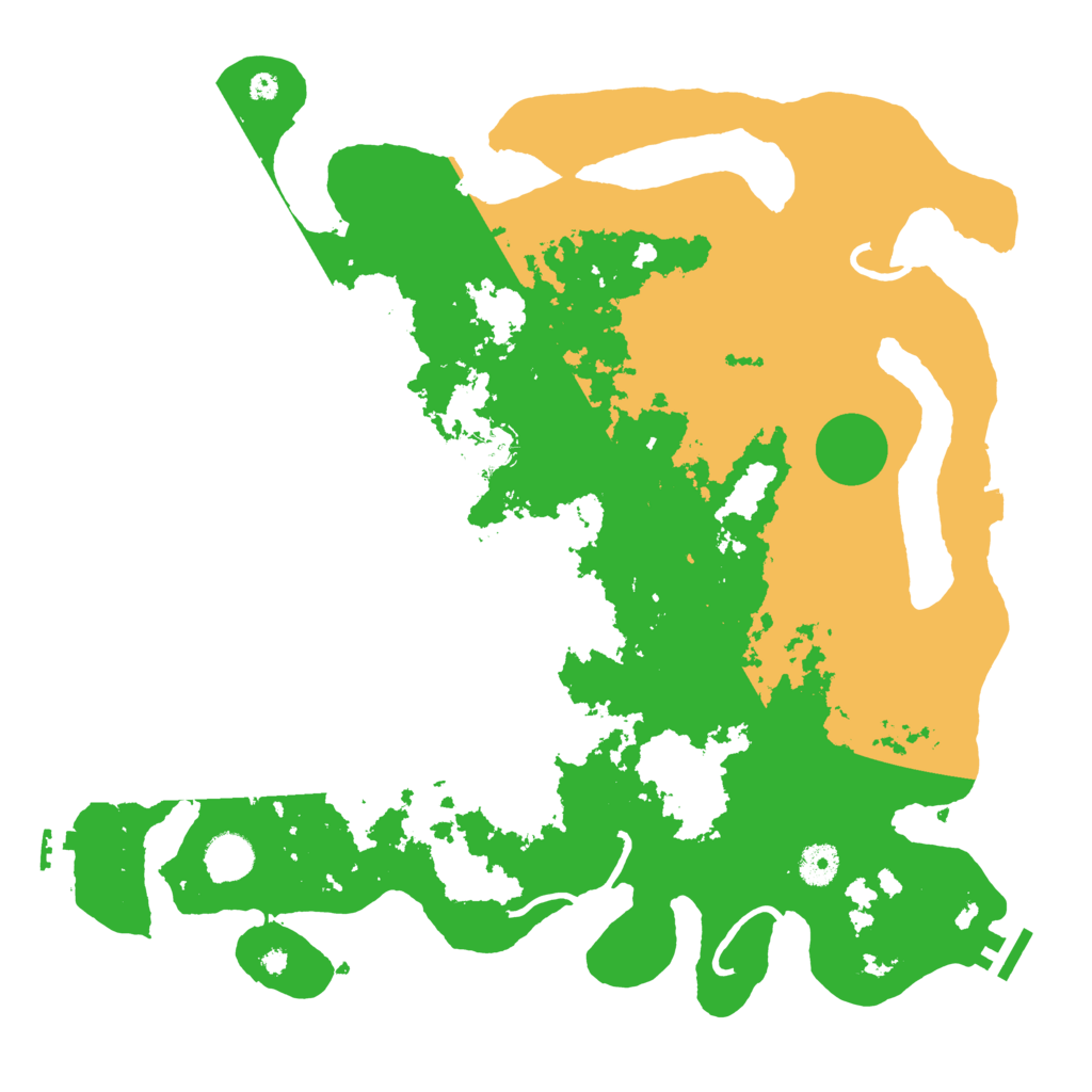 Biome Rust Map: Procedural Map, Size: 4000, Seed: 304224