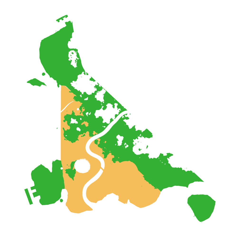 Biome Rust Map: Procedural Map, Size: 3000, Seed: 1766008951