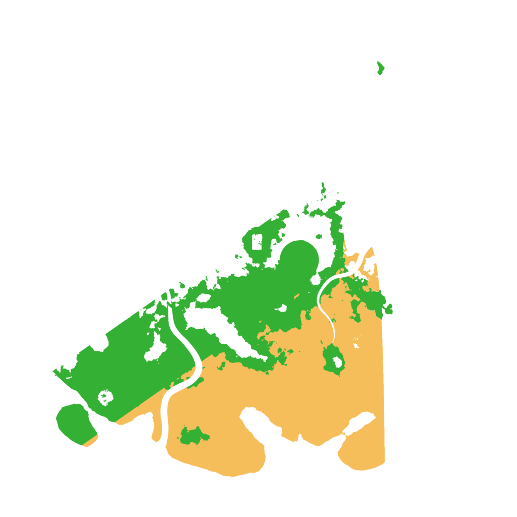 Biome Rust Map: Procedural Map, Size: 3500, Seed: 779355