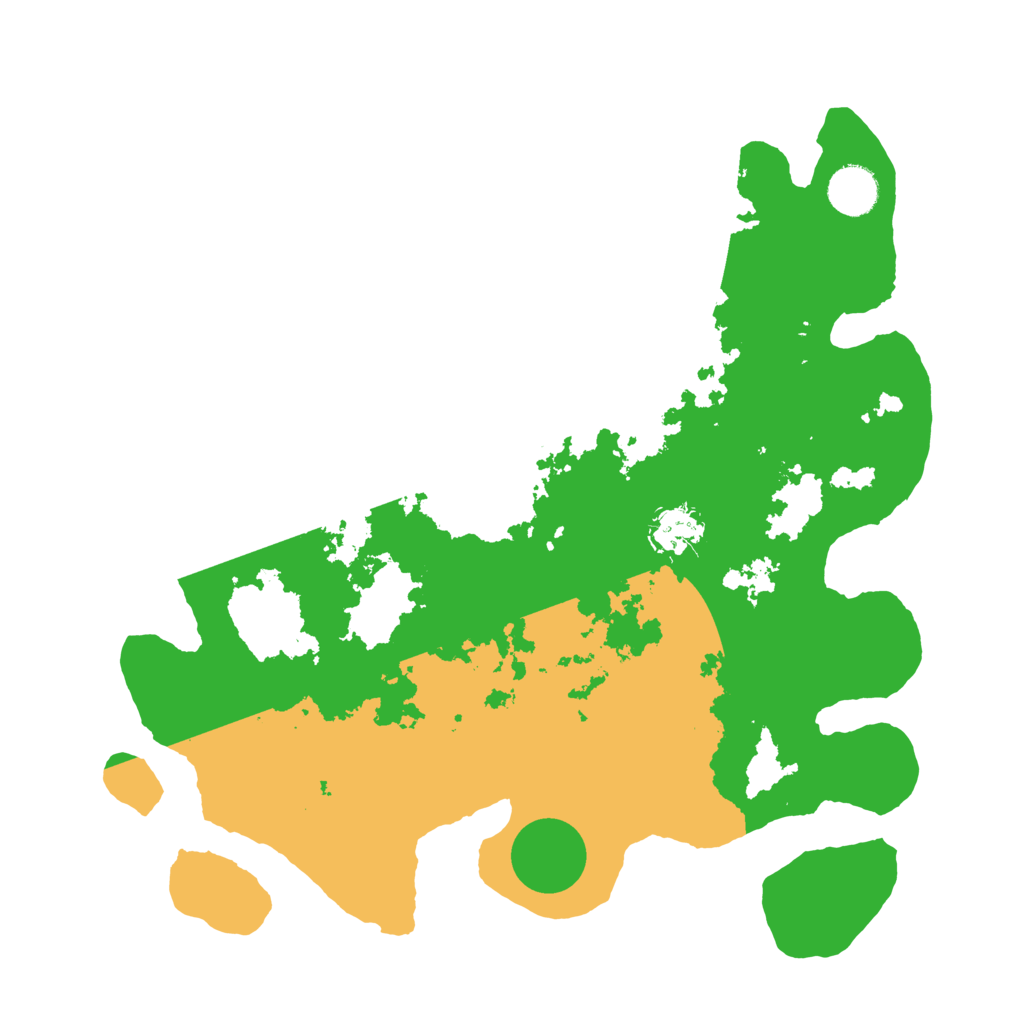 Biome Rust Map: Barren, Size: 3600, Seed: 798