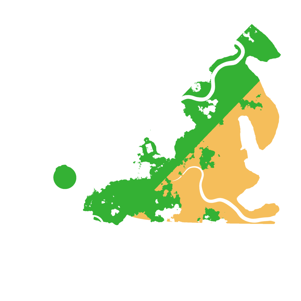 Biome Rust Map: Procedural Map, Size: 3500, Seed: 833188