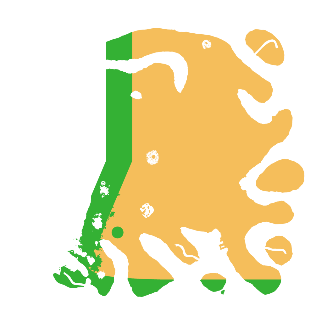 Biome Rust Map: Procedural Map, Size: 3600, Seed: 681101