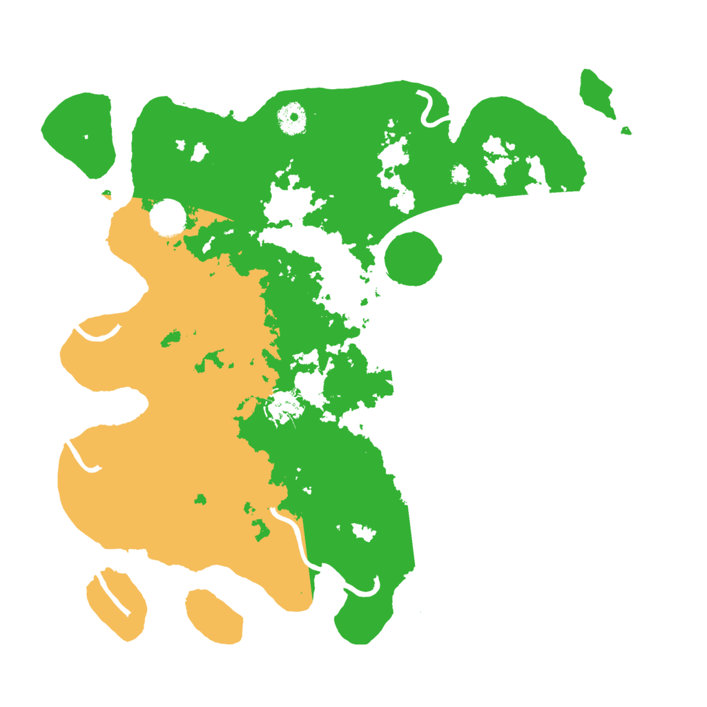 Biome Rust Map: Procedural Map, Size: 3500, Seed: 259555488