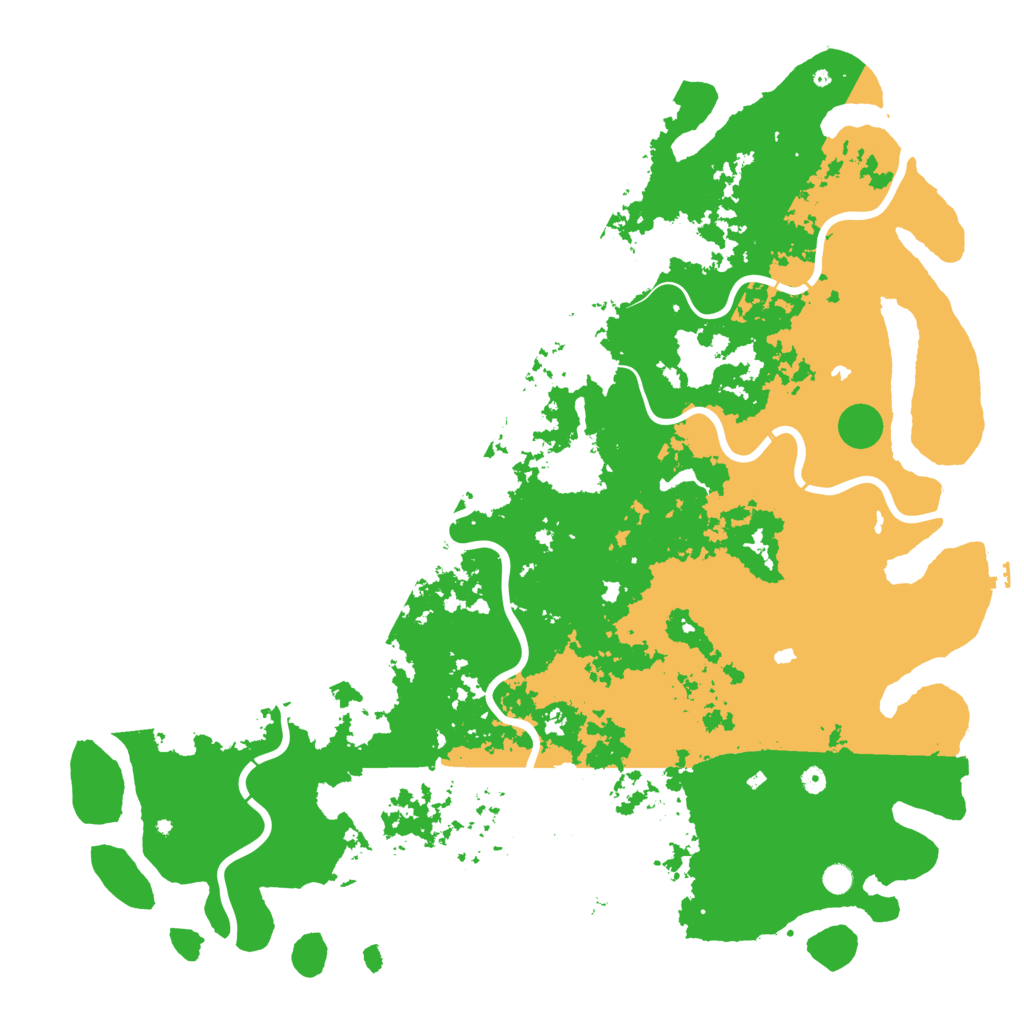 Biome Rust Map: Procedural Map, Size: 6000, Seed: 89898