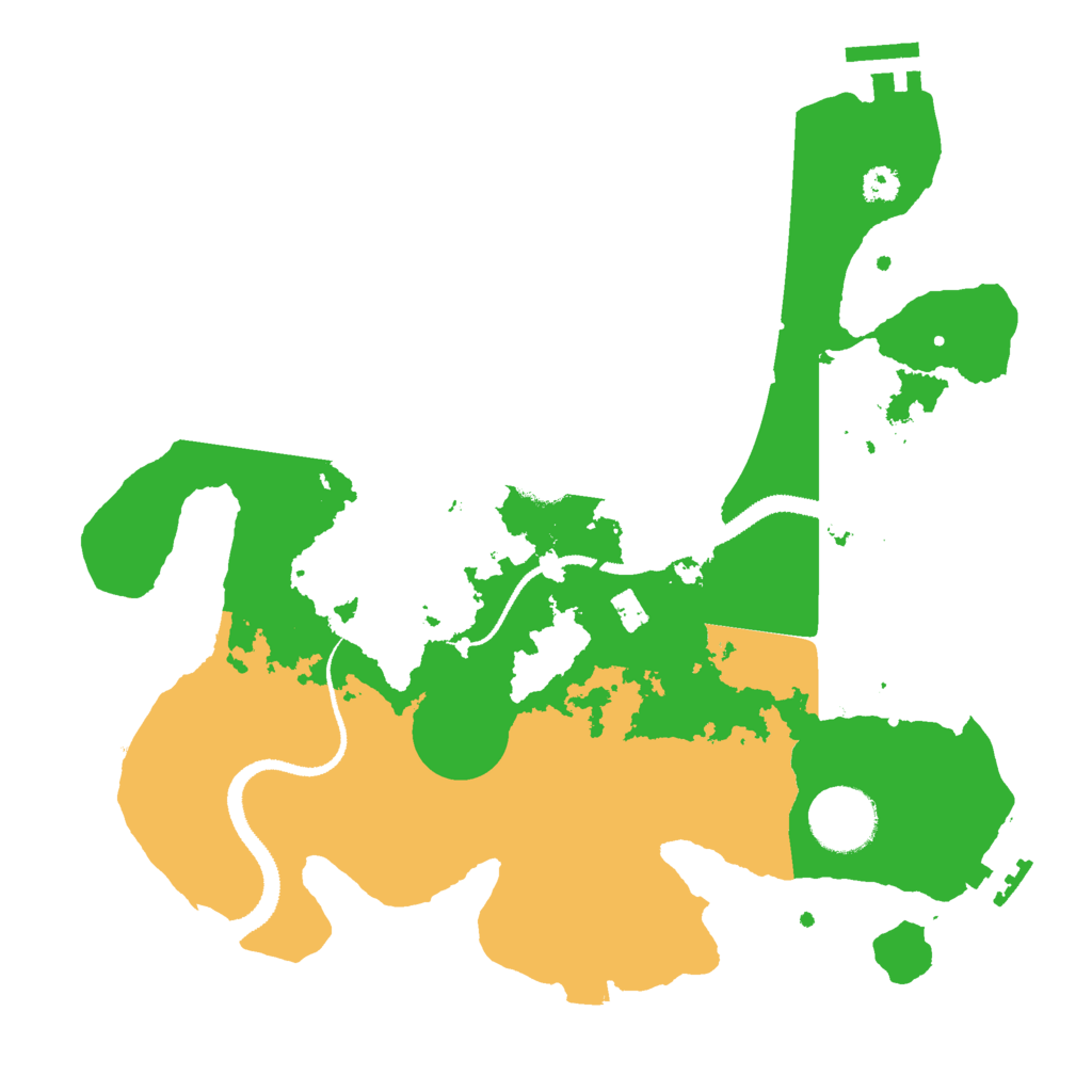 Biome Rust Map: Procedural Map, Size: 3000, Seed: 2109756645