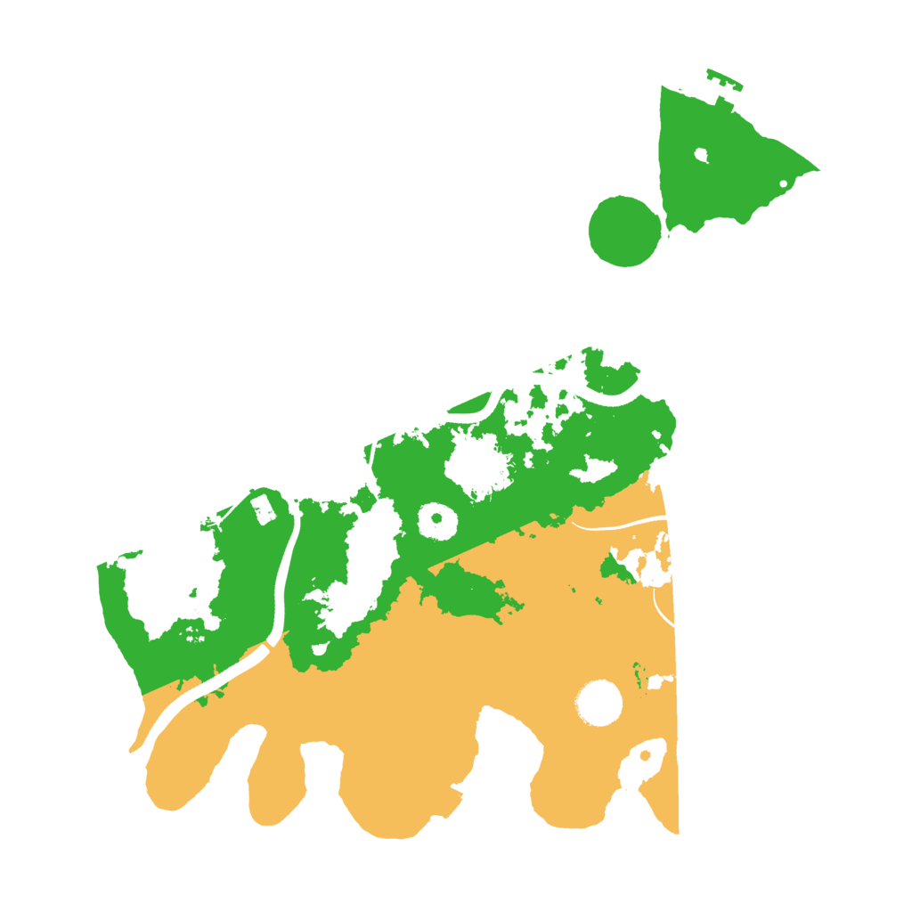 Biome Rust Map: Procedural Map, Size: 3500, Seed: 100170499