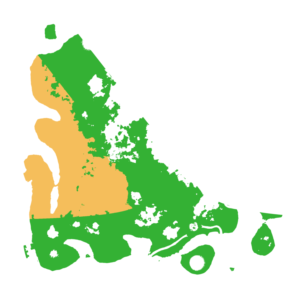 Biome Rust Map: Procedural Map, Size: 3500, Seed: 427700