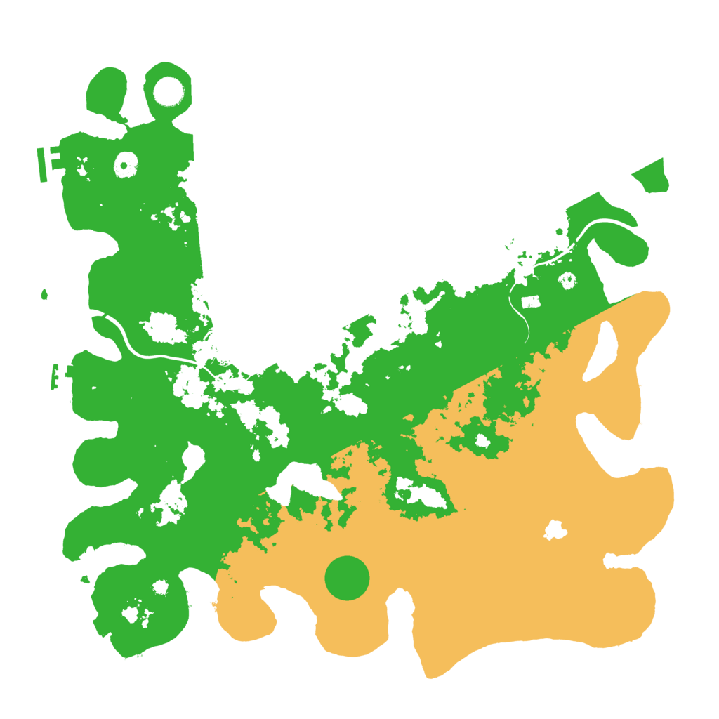 Biome Rust Map: Procedural Map, Size: 4250, Seed: 397840543