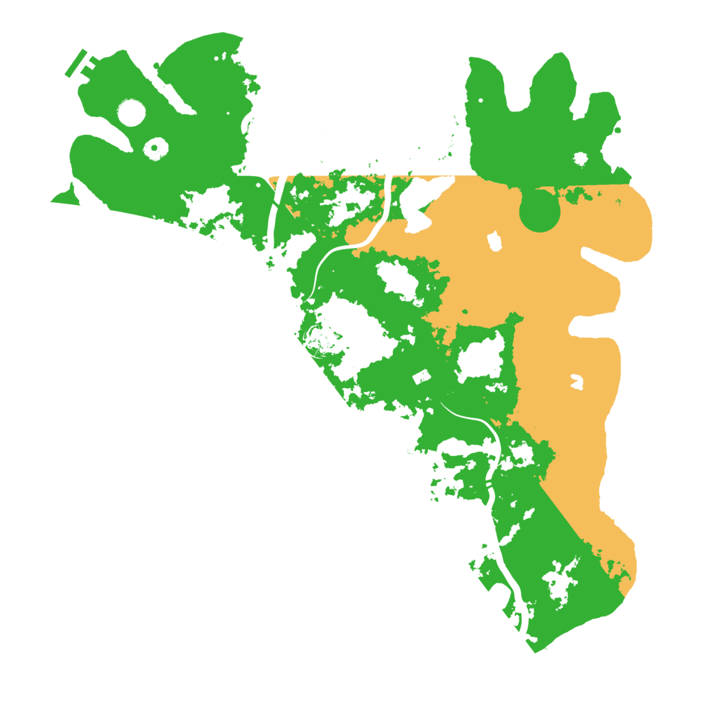 Biome Rust Map: Procedural Map, Size: 4500, Seed: 97379750
