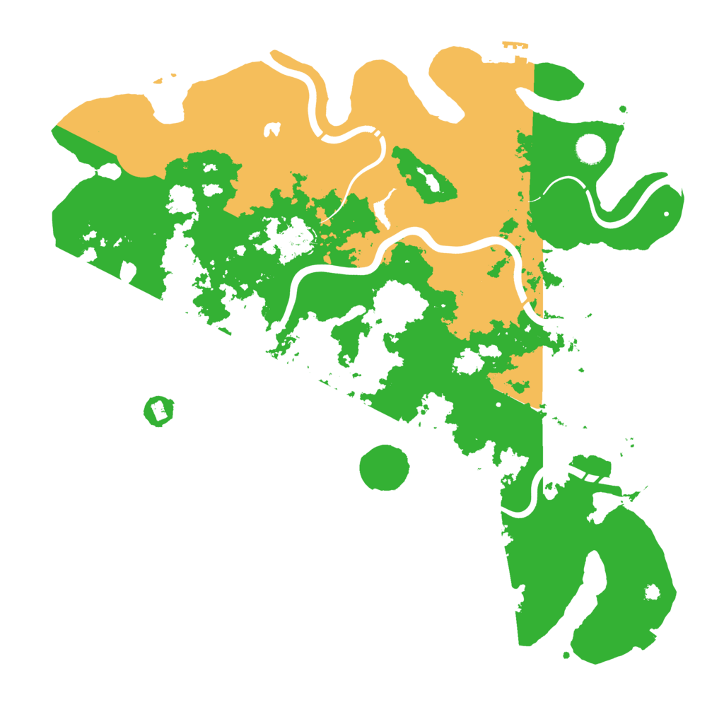 Biome Rust Map: Procedural Map, Size: 4250, Seed: 3