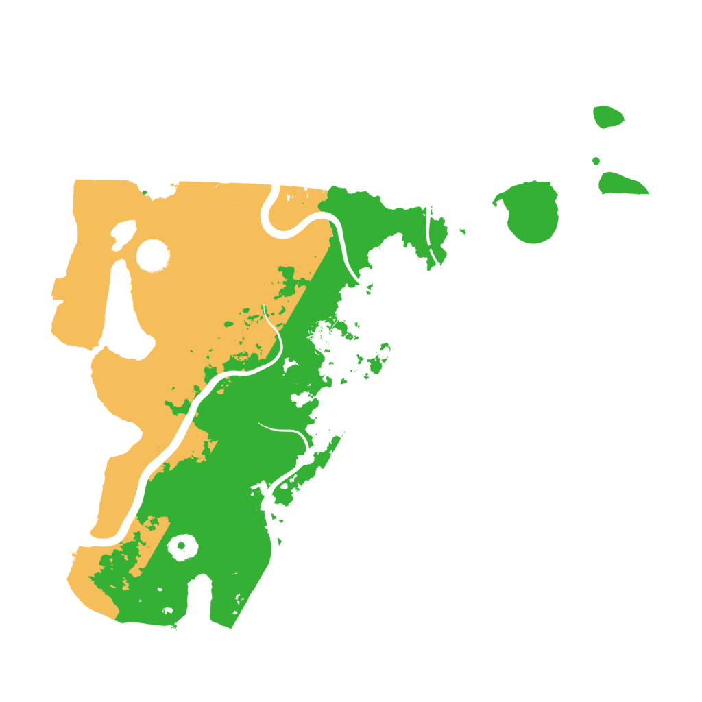 Biome Rust Map: Procedural Map, Size: 3750, Seed: 2020