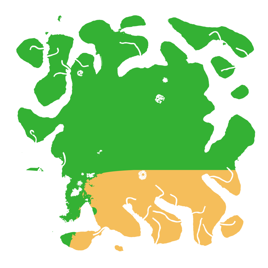 Biome Rust Map: Procedural Map, Size: 4500, Seed: 18677