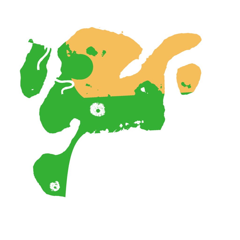 Biome Rust Map: Procedural Map, Size: 2490, Seed: 7738