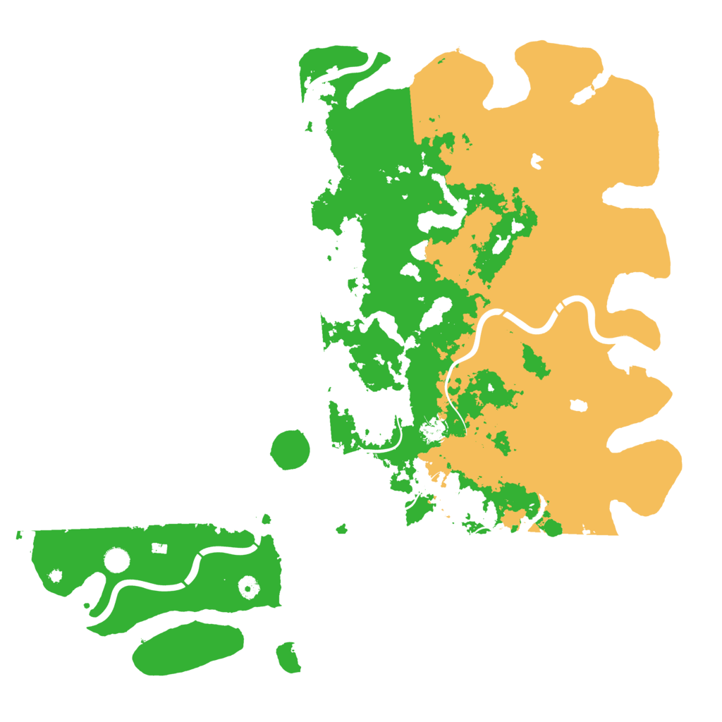 Biome Rust Map: Procedural Map, Size: 5000, Seed: 1510