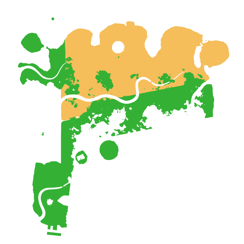 Biome Rust Map: Procedural Map, Size: 3500, Seed: 778569579