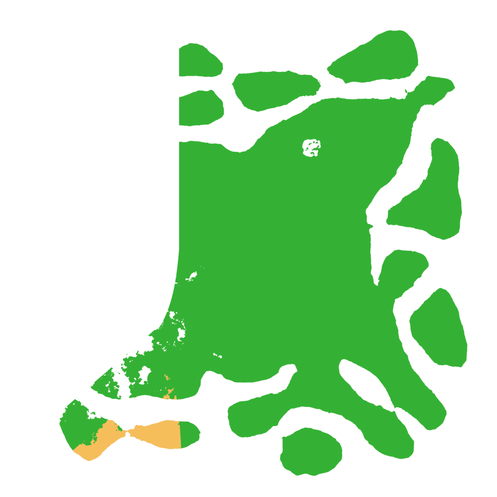 Biome Rust Map: Barren, Size: 4000, Seed: 1085625654