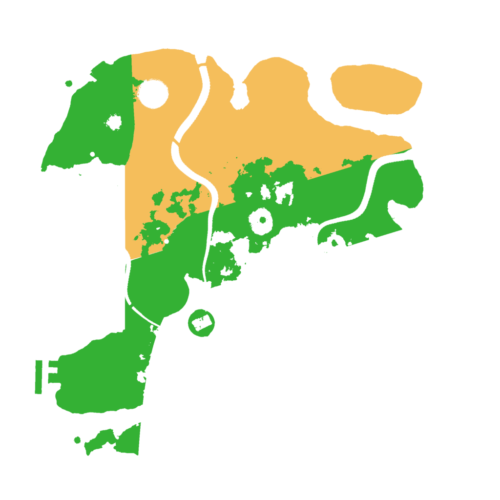 Biome Rust Map: Procedural Map, Size: 3000, Seed: 618042007