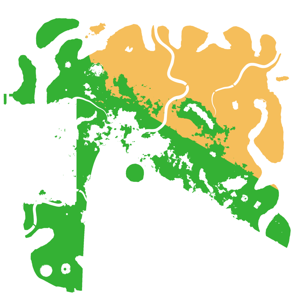 Biome Rust Map: Procedural Map, Size: 4500, Seed: 300630865